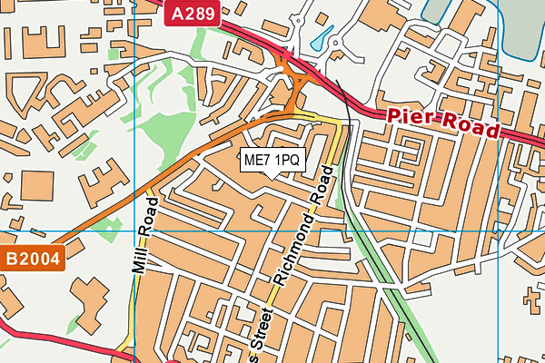 ME7 1PQ map - OS VectorMap District (Ordnance Survey) ME7 1PQ map - OS VectorMap District (Ordnance Survey)