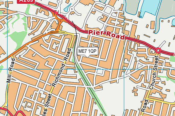 ME7 1QP map - OS VectorMap District (Ordnance Survey) ME7 1QP map - OS VectorMap District (Ordnance Survey)