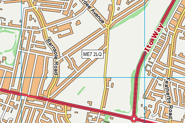 ME7 2LQ map - OS VectorMap District (Ordnance Survey) ME7 2LQ map - OS VectorMap District (Ordnance Survey)