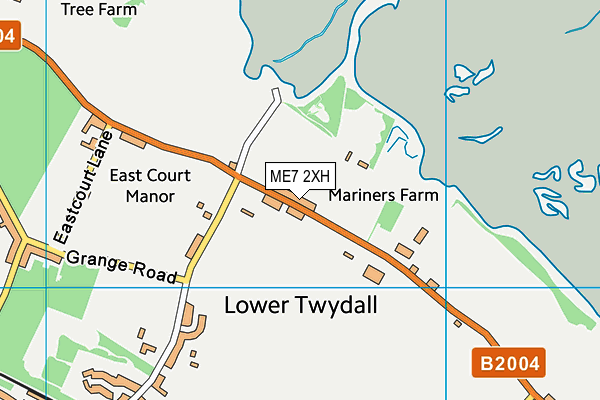 ME7 2XH map - OS VectorMap District (Ordnance Survey) ME7 2XH map - OS VectorMap District (Ordnance Survey)