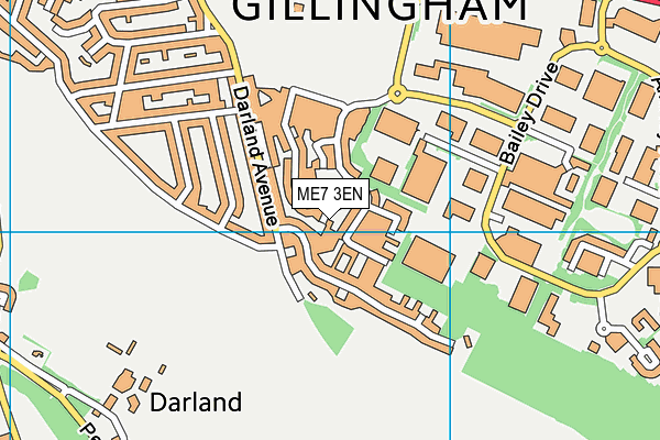 ME7 3EN map - OS VectorMap District (Ordnance Survey) ME7 3EN map - OS VectorMap District (Ordnance Survey)