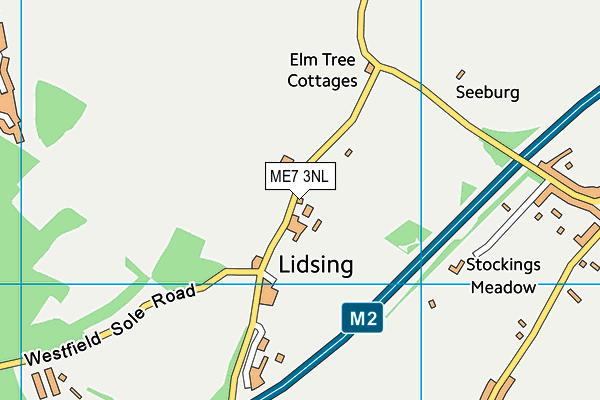 ME7 3NL map - OS VectorMap District (Ordnance Survey)