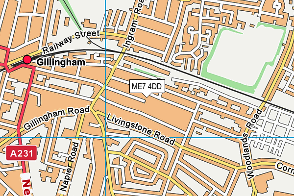 ME7 4DD map - OS VectorMap District (Ordnance Survey) ME7 4DD map - OS VectorMap District (Ordnance Survey)