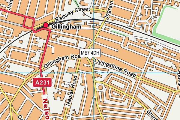 ME7 4DH map - OS VectorMap District (Ordnance Survey) ME7 4DH map - OS VectorMap District (Ordnance Survey)
