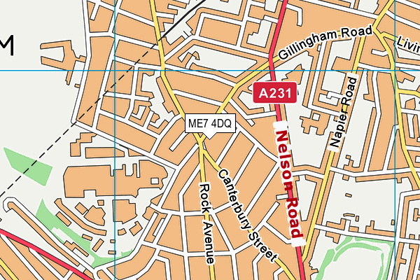 ME7 4DQ map - OS VectorMap District (Ordnance Survey) ME7 4DQ map - OS VectorMap District (Ordnance Survey)