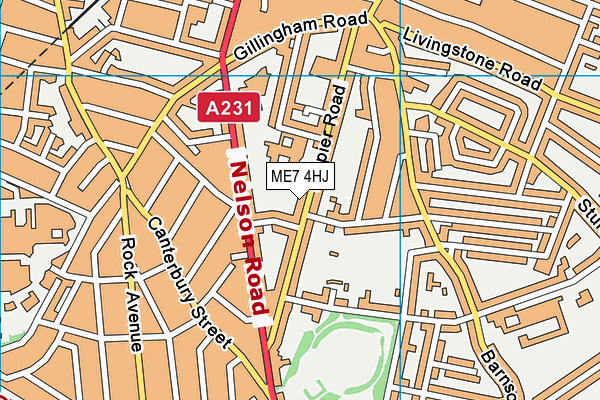 ME7 4HJ map - OS VectorMap District (Ordnance Survey) ME7 4HJ map - OS VectorMap District (Ordnance Survey)
