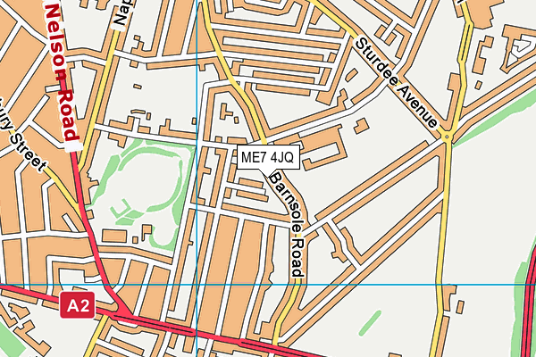 ME7 4JQ map - OS VectorMap District (Ordnance Survey) ME7 4JQ map - OS VectorMap District (Ordnance Survey)