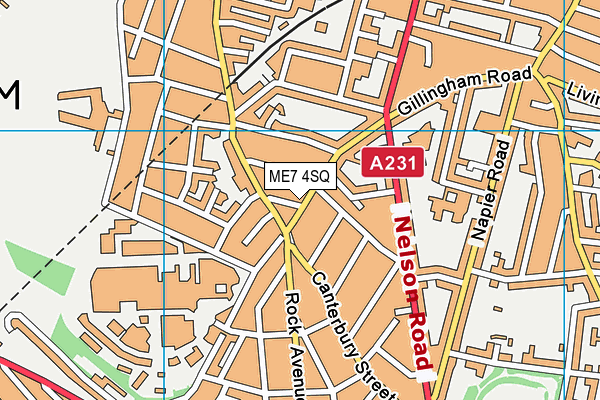 ME7 4SQ map - OS VectorMap District (Ordnance Survey) ME7 4SQ map - OS VectorMap District (Ordnance Survey)