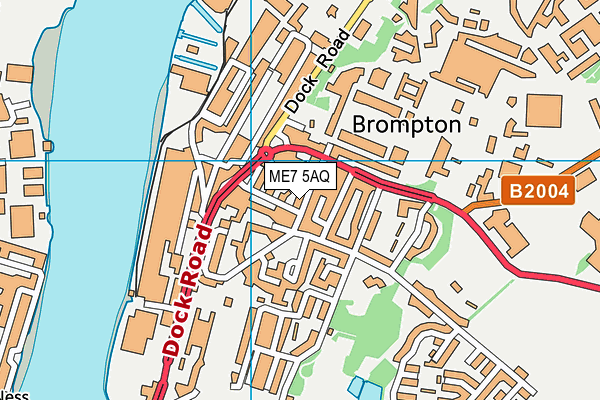 ME7 5AQ map - OS VectorMap District (Ordnance Survey) ME7 5AQ map - OS VectorMap District (Ordnance Survey)