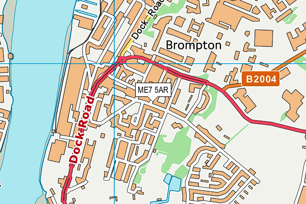 ME7 5AR map - OS VectorMap District (Ordnance Survey) ME7 5AR map - OS VectorMap District (Ordnance Survey)