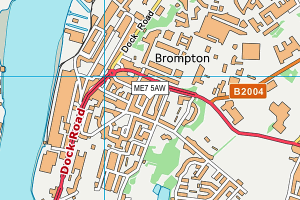 ME7 5AW map - OS VectorMap District (Ordnance Survey) ME7 5AW map - OS VectorMap District (Ordnance Survey)
