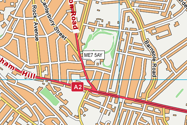 ME7 5AY map - OS VectorMap District (Ordnance Survey) ME7 5AY map - OS VectorMap District (Ordnance Survey)