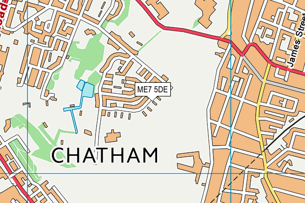 ME7 5DE map - OS VectorMap District (Ordnance Survey) ME7 5DE map - OS VectorMap District (Ordnance Survey)