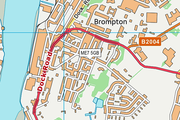 ME7 5GB map - OS VectorMap District (Ordnance Survey)