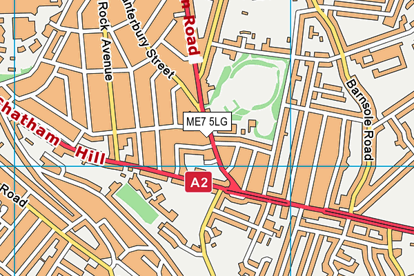 ME7 5LG map - OS VectorMap District (Ordnance Survey) ME7 5LG map - OS VectorMap District (Ordnance Survey)