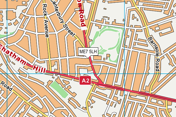ME7 5LH map - OS VectorMap District (Ordnance Survey)