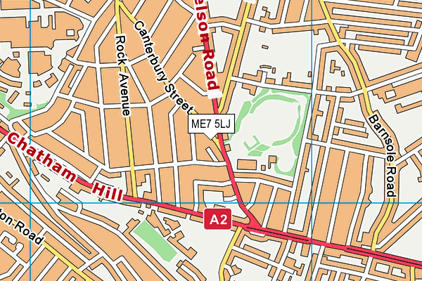 ME7 5LJ map - OS VectorMap District (Ordnance Survey) ME7 5LJ map - OS VectorMap District (Ordnance Survey)