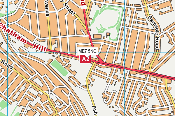 ME7 5NQ map - OS VectorMap District (Ordnance Survey) ME7 5NQ map - OS VectorMap District (Ordnance Survey)