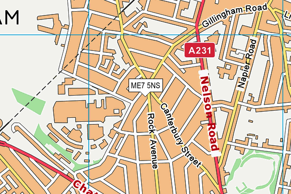 ME7 5NS map - OS VectorMap District (Ordnance Survey) ME7 5NS map - OS VectorMap District (Ordnance Survey)