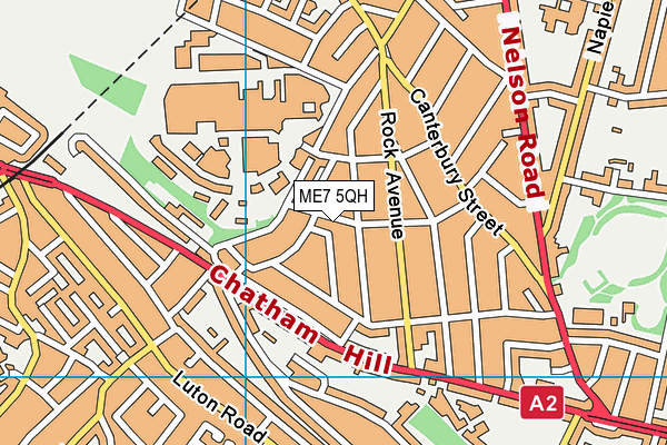 ME7 5QH map - OS VectorMap District (Ordnance Survey) ME7 5QH map - OS VectorMap District (Ordnance Survey)