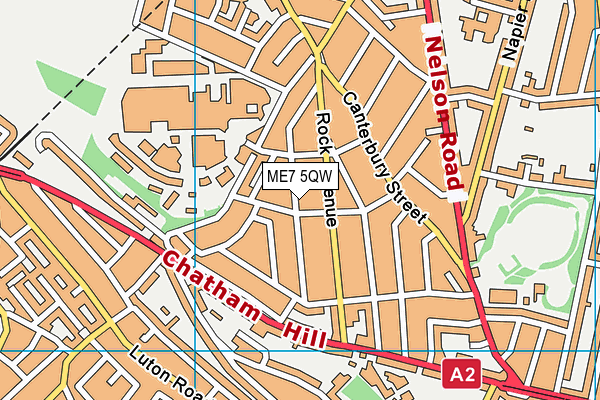 ME7 5QW map - OS VectorMap District (Ordnance Survey) ME7 5QW map - OS VectorMap District (Ordnance Survey)