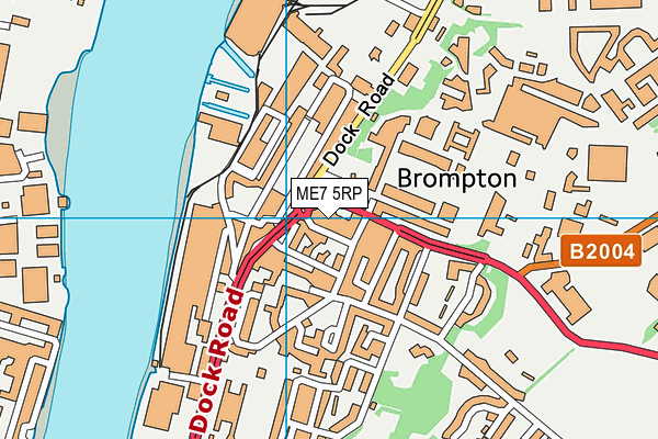 ME7 5RP map - OS VectorMap District (Ordnance Survey)