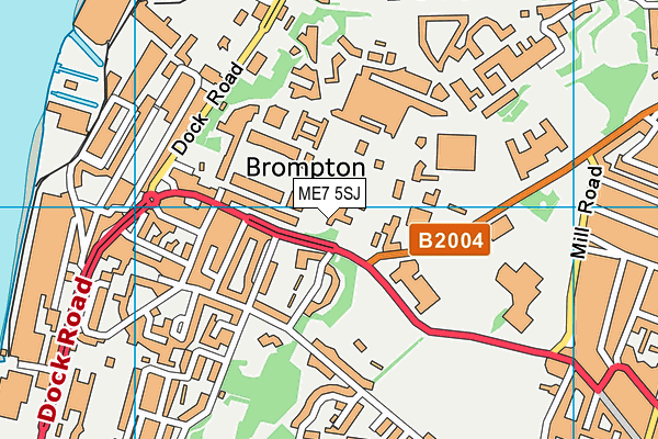 ME7 5SJ map - OS VectorMap District (Ordnance Survey) ME7 5SJ map - OS VectorMap District (Ordnance Survey)