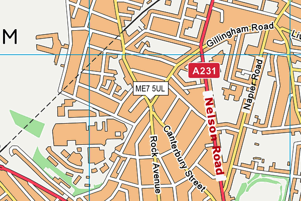 ME7 5UL map - OS VectorMap District (Ordnance Survey) ME7 5UL map - OS VectorMap District (Ordnance Survey)