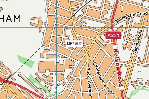 ME7 5UT map - OS VectorMap District (Ordnance Survey) ME7 5UT map - OS VectorMap District (Ordnance Survey)