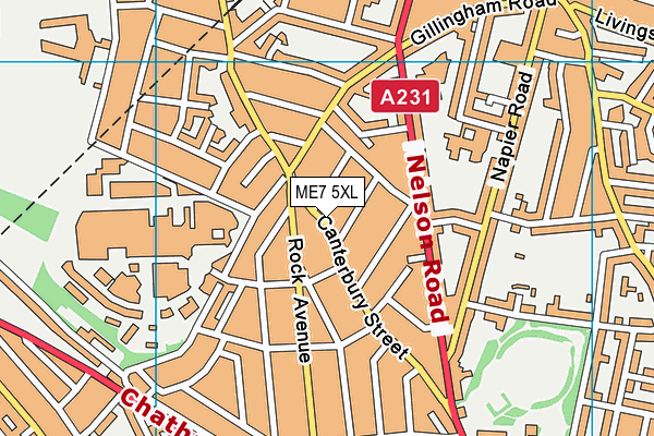 ME7 5XL map - OS VectorMap District (Ordnance Survey) ME7 5XL map - OS VectorMap District (Ordnance Survey)