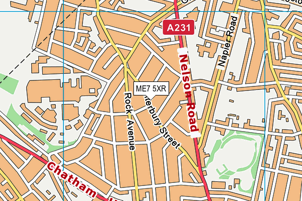 ME7 5XR map - OS VectorMap District (Ordnance Survey) ME7 5XR map - OS VectorMap District (Ordnance Survey)