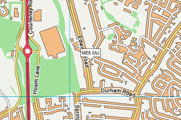 ME8 0AJ map - OS VectorMap District (Ordnance Survey) ME8 0AJ map - OS VectorMap District (Ordnance Survey)