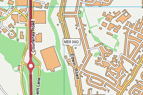 ME8 0AQ map - OS VectorMap District (Ordnance Survey) ME8 0AQ map - OS VectorMap District (Ordnance Survey)