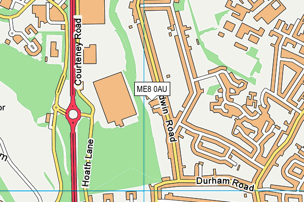 ME8 0AU map - OS VectorMap District (Ordnance Survey) ME8 0AU map - OS VectorMap District (Ordnance Survey)