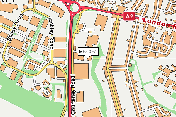 ME8 0EZ map - OS VectorMap District (Ordnance Survey) ME8 0EZ map - OS VectorMap District (Ordnance Survey)