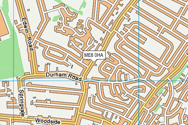 ME8 0HA map - OS VectorMap District (Ordnance Survey) ME8 0HA map - OS VectorMap District (Ordnance Survey)