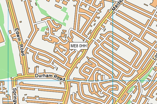 ME8 0HH map - OS VectorMap District (Ordnance Survey) ME8 0HH map - OS VectorMap District (Ordnance Survey)