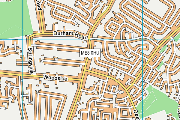 ME8 0HU map - OS VectorMap District (Ordnance Survey) ME8 0HU map - OS VectorMap District (Ordnance Survey)