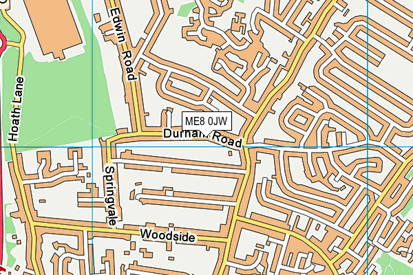 ME8 0JW map - OS VectorMap District (Ordnance Survey) ME8 0JW map - OS VectorMap District (Ordnance Survey)