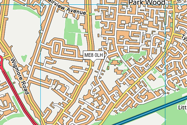 ME8 0LH map - OS VectorMap District (Ordnance Survey) ME8 0LH map - OS VectorMap District (Ordnance Survey)