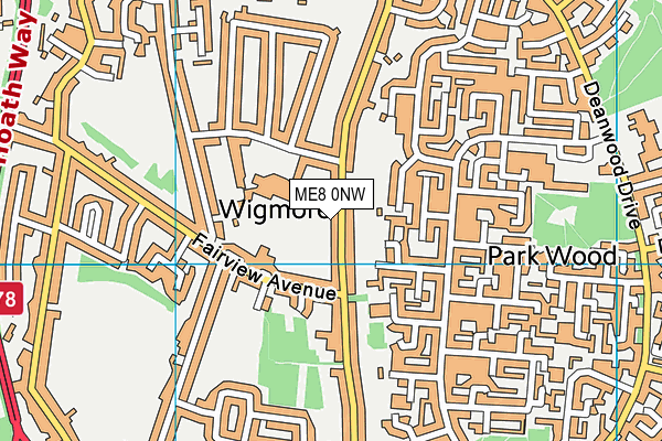 ME8 0NW map - OS VectorMap District (Ordnance Survey) ME8 0NW map - OS VectorMap District (Ordnance Survey)