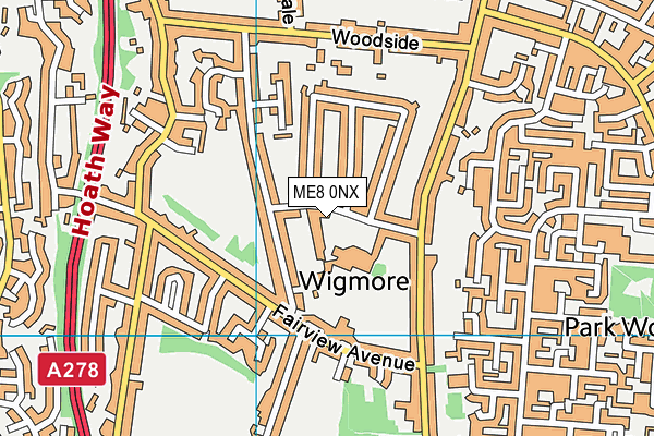 ME8 0NX map - OS VectorMap District (Ordnance Survey) ME8 0NX map - OS VectorMap District (Ordnance Survey)