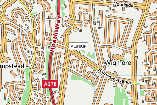 ME8 0QP map - OS VectorMap District (Ordnance Survey) ME8 0QP map - OS VectorMap District (Ordnance Survey)