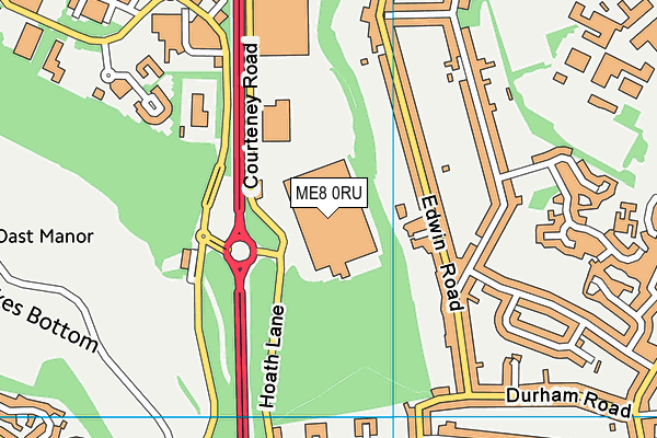 ME8 0RU map - OS VectorMap District (Ordnance Survey) ME8 0RU map - OS VectorMap District (Ordnance Survey)
