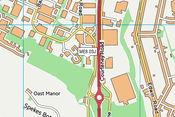 ME8 0SJ map - OS VectorMap District (Ordnance Survey) ME8 0SJ map - OS VectorMap District (Ordnance Survey)