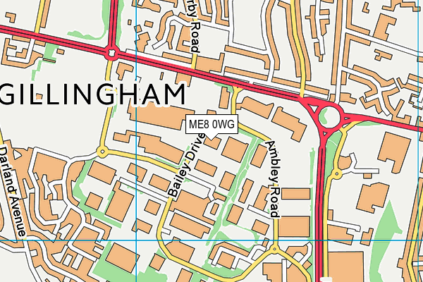 ME8 0WG map - OS VectorMap District (Ordnance Survey) ME8 0WG map - OS VectorMap District (Ordnance Survey)