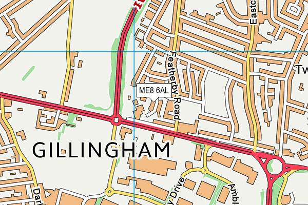 ME8 6AL map - OS VectorMap District (Ordnance Survey) ME8 6AL map - OS VectorMap District (Ordnance Survey)