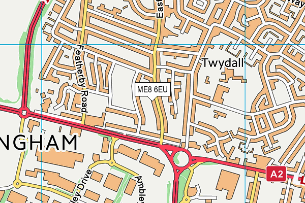 ME8 6EU map - OS VectorMap District (Ordnance Survey) ME8 6EU map - OS VectorMap District (Ordnance Survey)