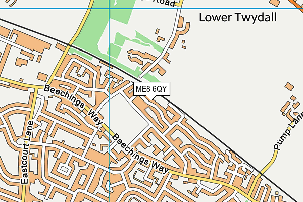 ME8 6QY map - OS VectorMap District (Ordnance Survey) ME8 6QY map - OS VectorMap District (Ordnance Survey)
