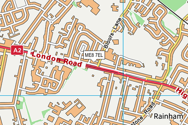 ME8 7EL map - OS VectorMap District (Ordnance Survey) ME8 7EL map - OS VectorMap District (Ordnance Survey)